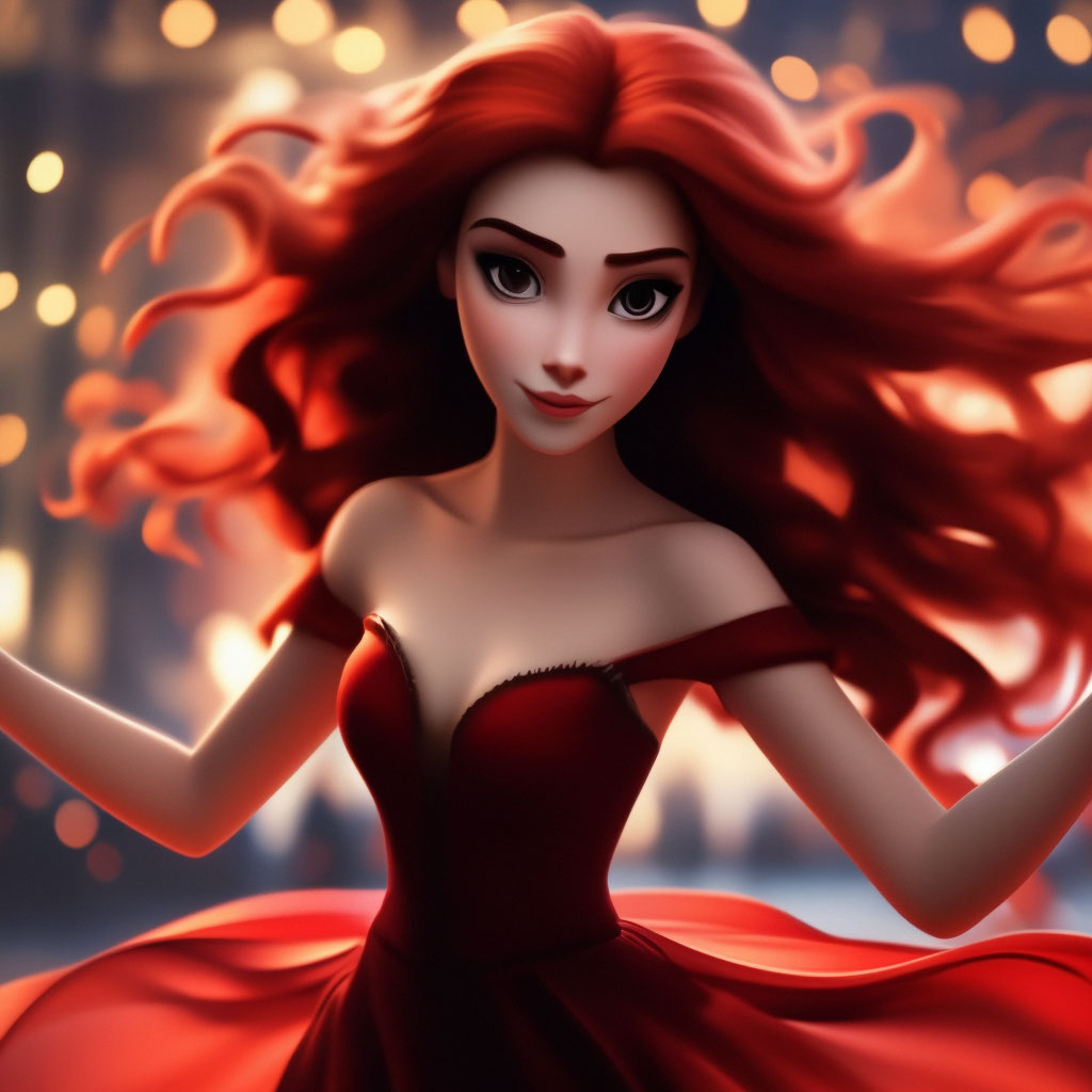 strapless open back dress Satin Red Dress main image 1