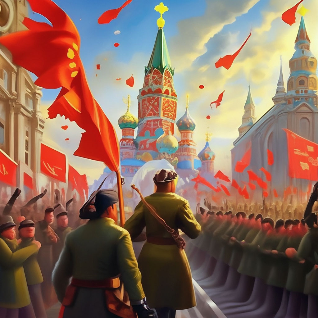 Гифы и картинки в День 7 ноября - Октябрьской Социалистической Революции