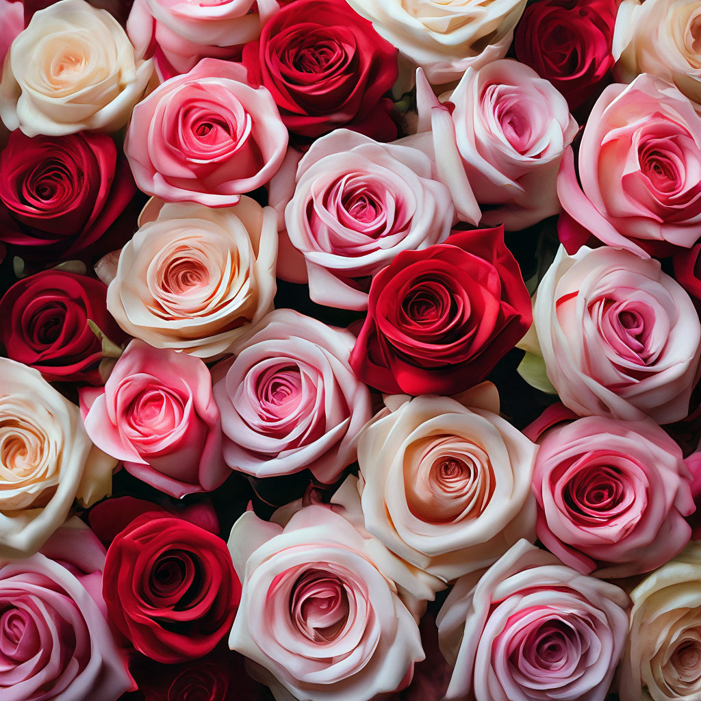 Цветы розы на столе