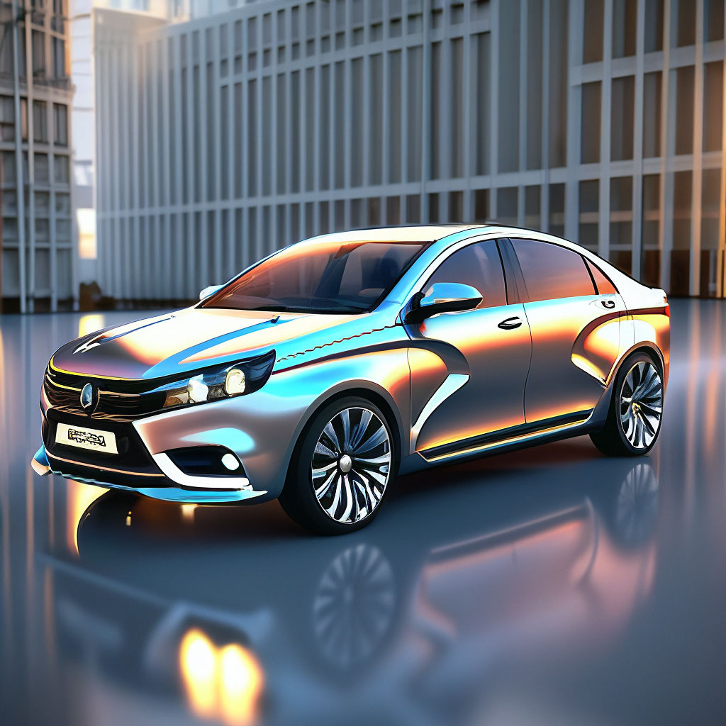 Российский автомобиль LADA VESTA будущего | Потер» — Шедеврум