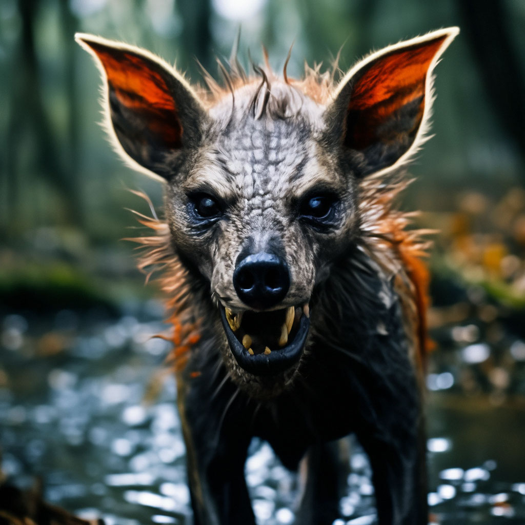 «Чупакабра-собака🐕+лиса🦊+кенгуру🦘+…» — создано в Шедевруме