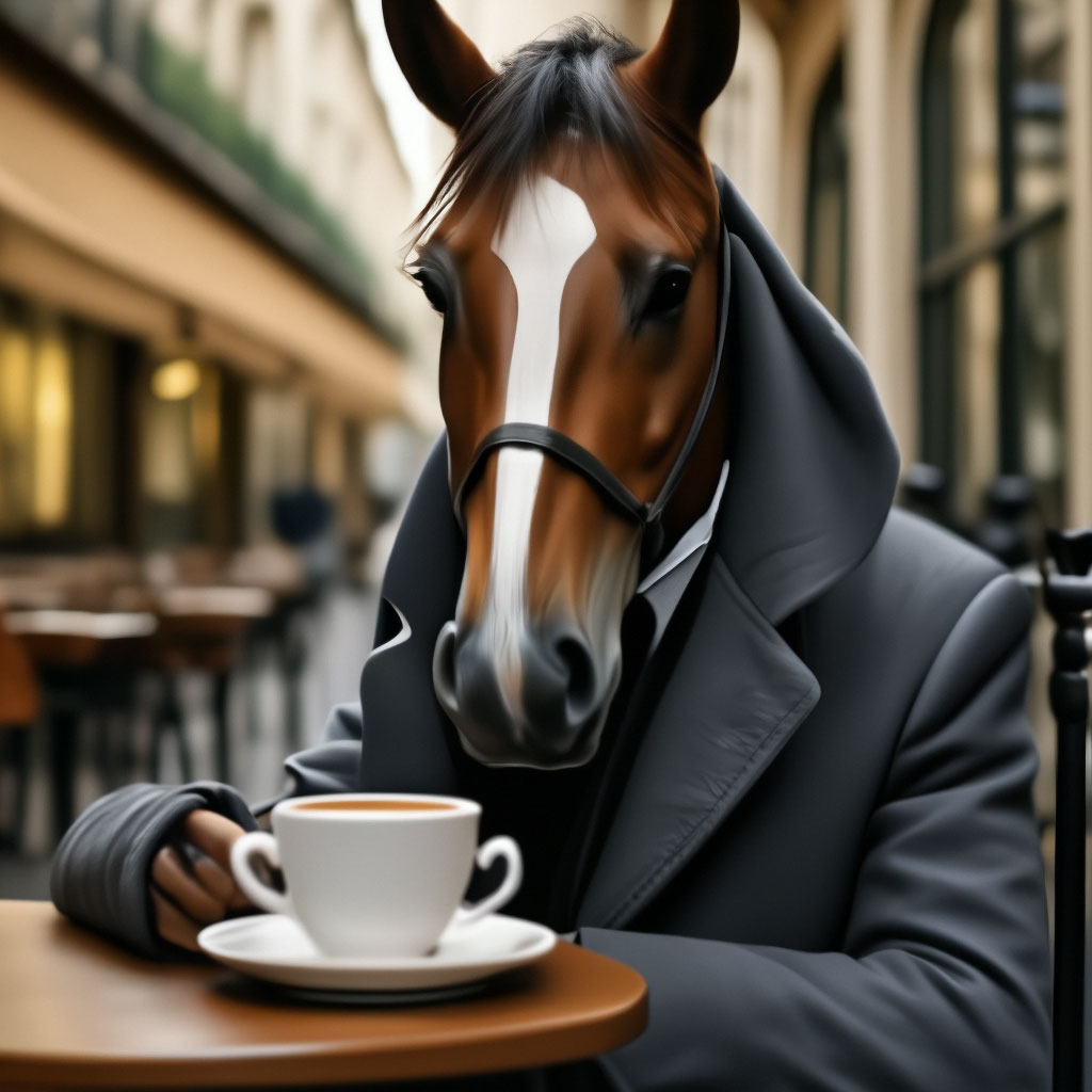 «Лошадь кофе с молоком цвета, грива…» — создано в Шедевруме
