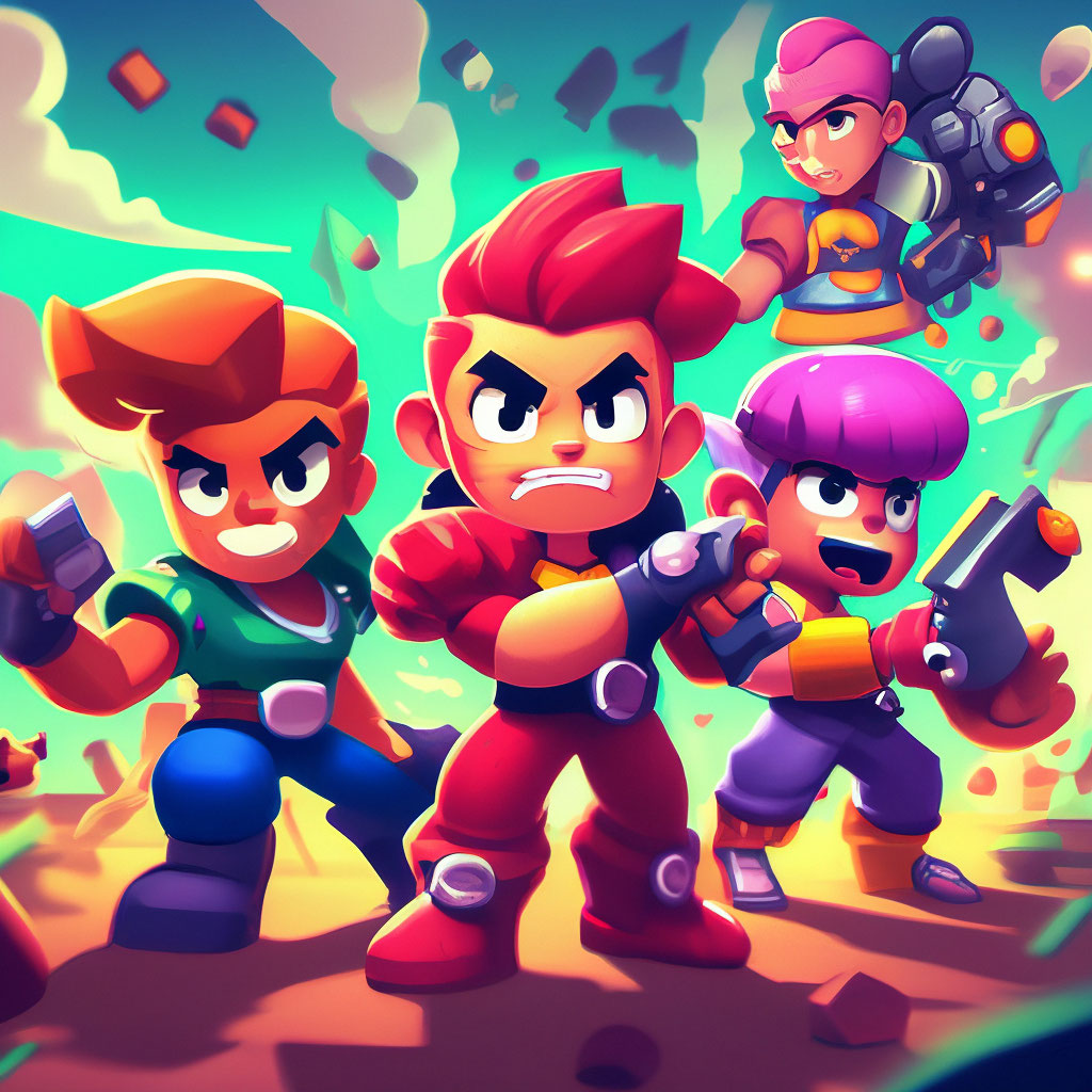 Эль-примо из Brawl Stars» — картинка создана в Шедевруме