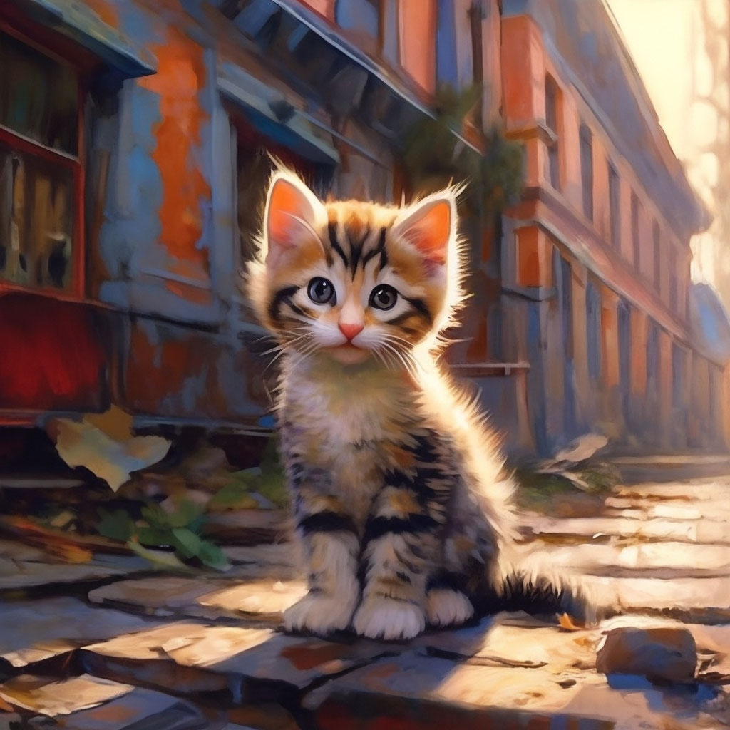 «Котёнок с улицы Лизюкова» — создано в Шедевруме