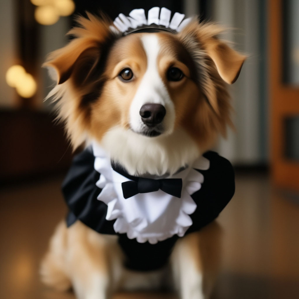 Dog maid costume hotsell