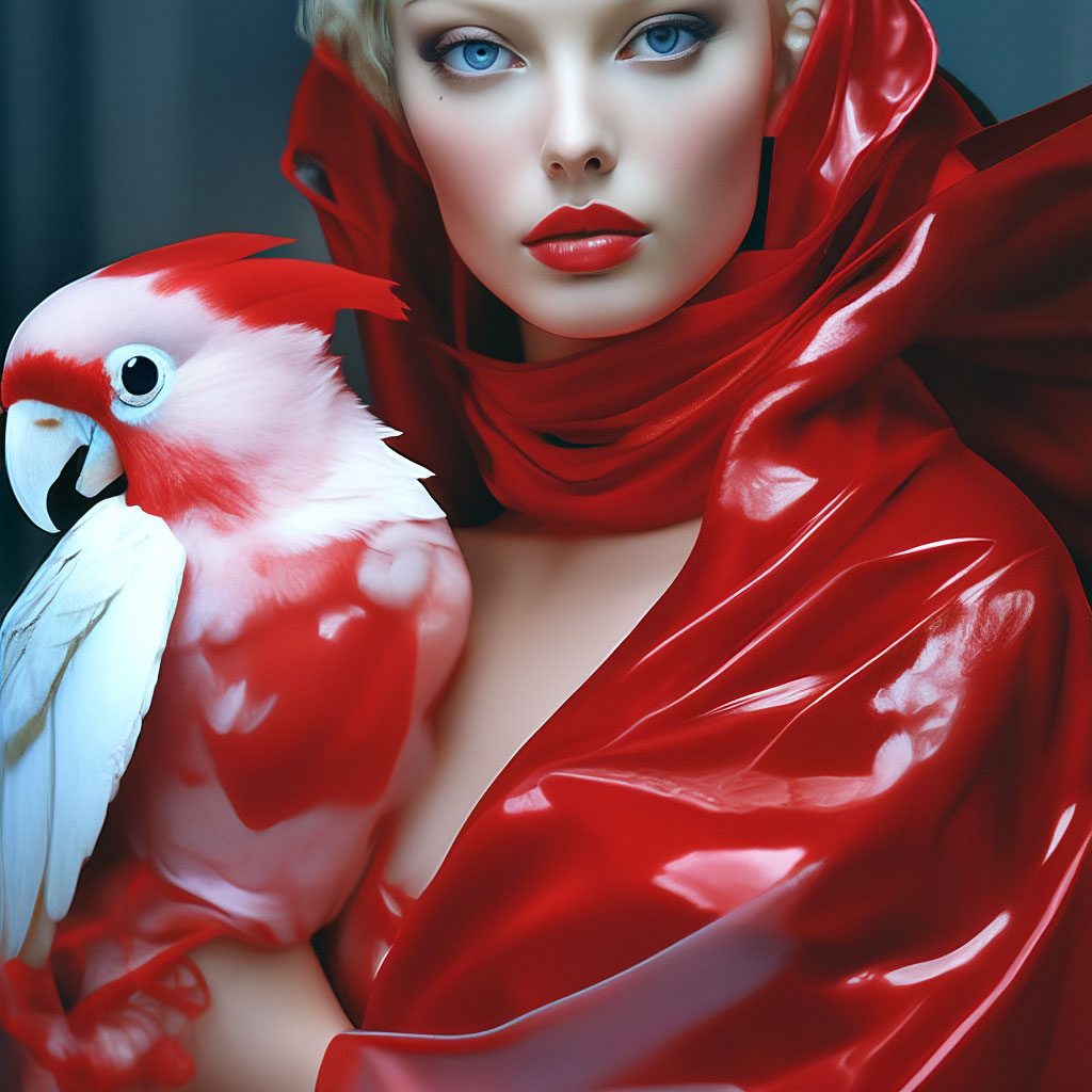 «two Cockatoo Girl With A Beautiful… — создано в Шедевруме