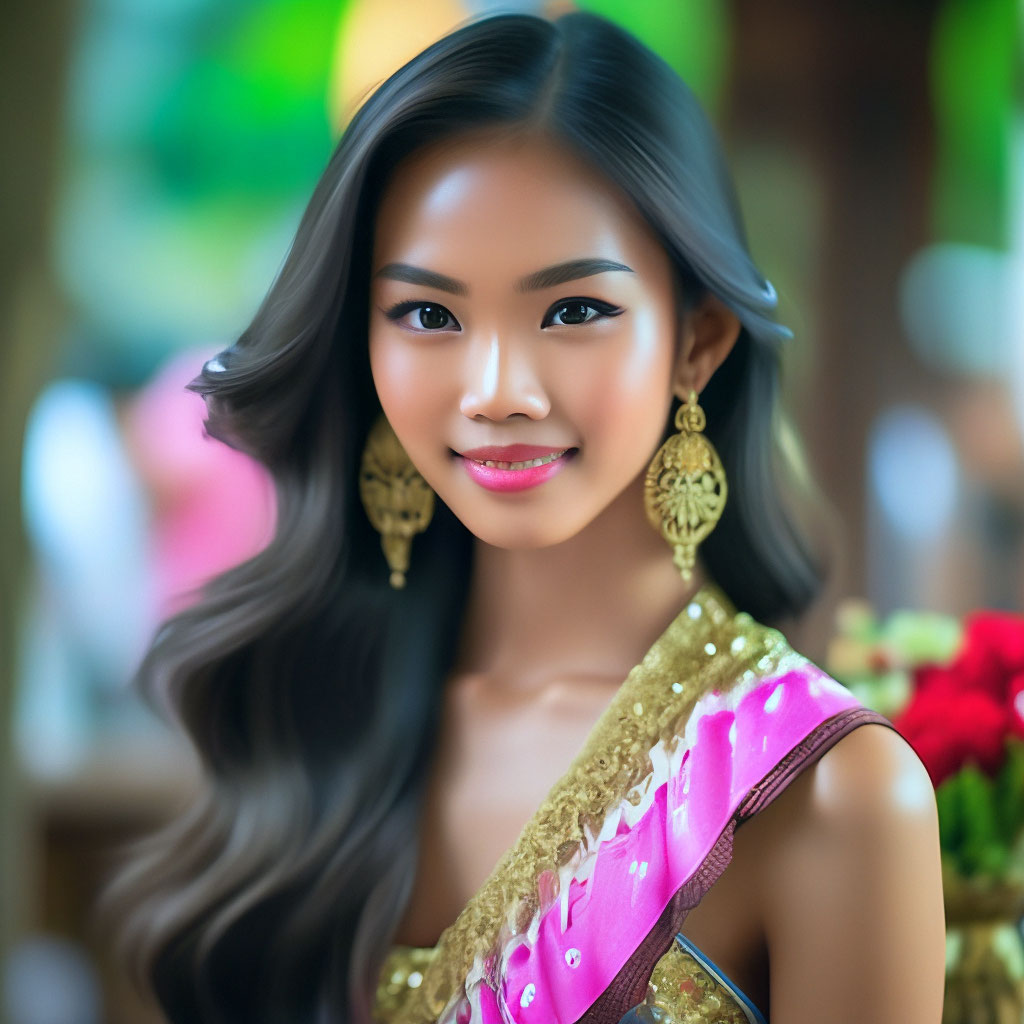 Skinny thai girl eaw