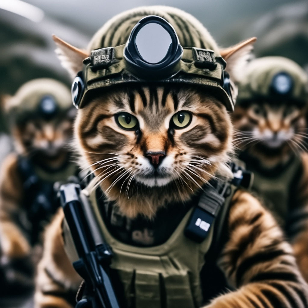 Котик военный
