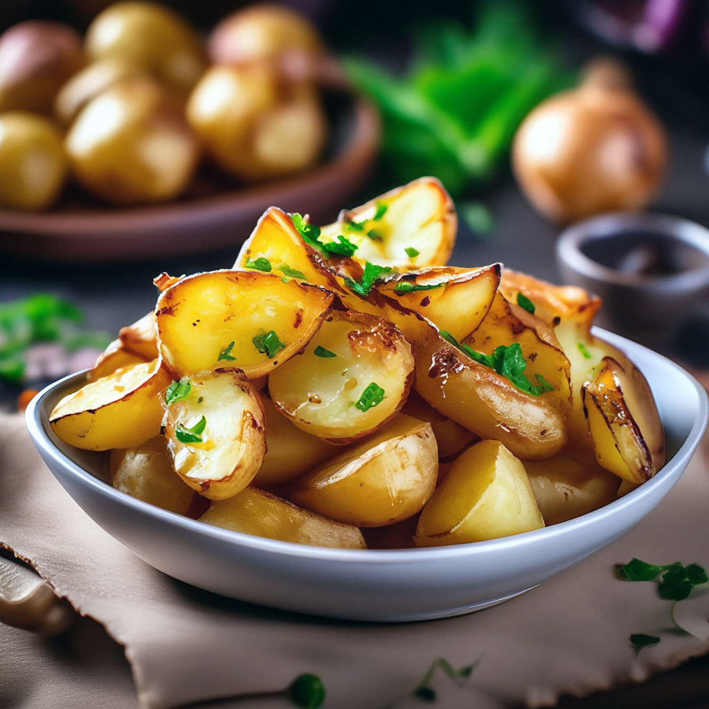 Рецепт жареной картошки «с дымком»