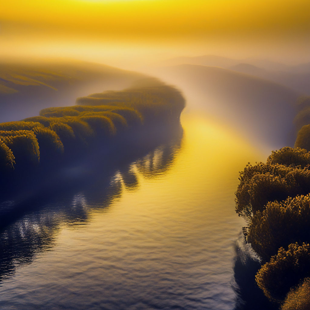 Хуанхэ жёлтая река, Китай …» — создано в Шедевруме