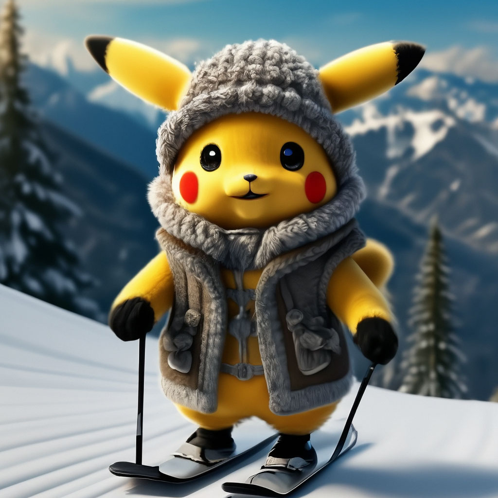 Pikachu Snow Boots