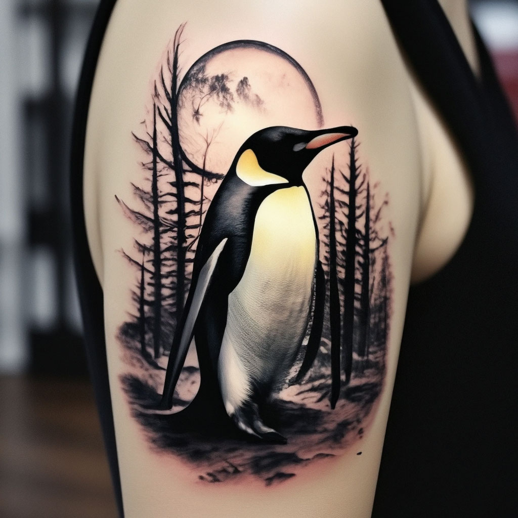 Что означает татуировка пингвина