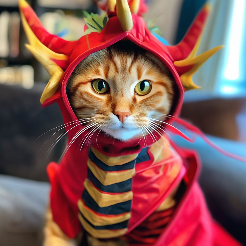 Dragon costume for cat best sale