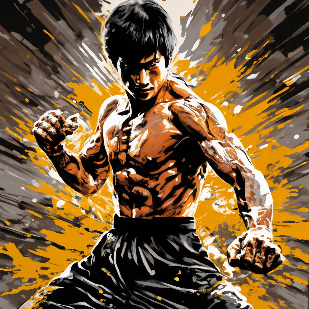 Bruce lee's art online