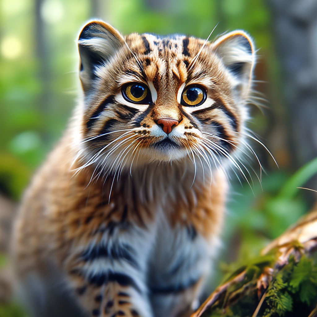 Манул - красивый и опасный дикий кот» — создано в Шедевруме