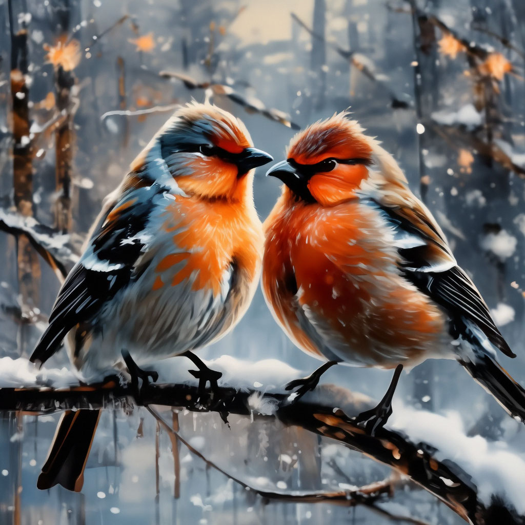 Картинки зимующих птиц для детского сада - 30 фото
