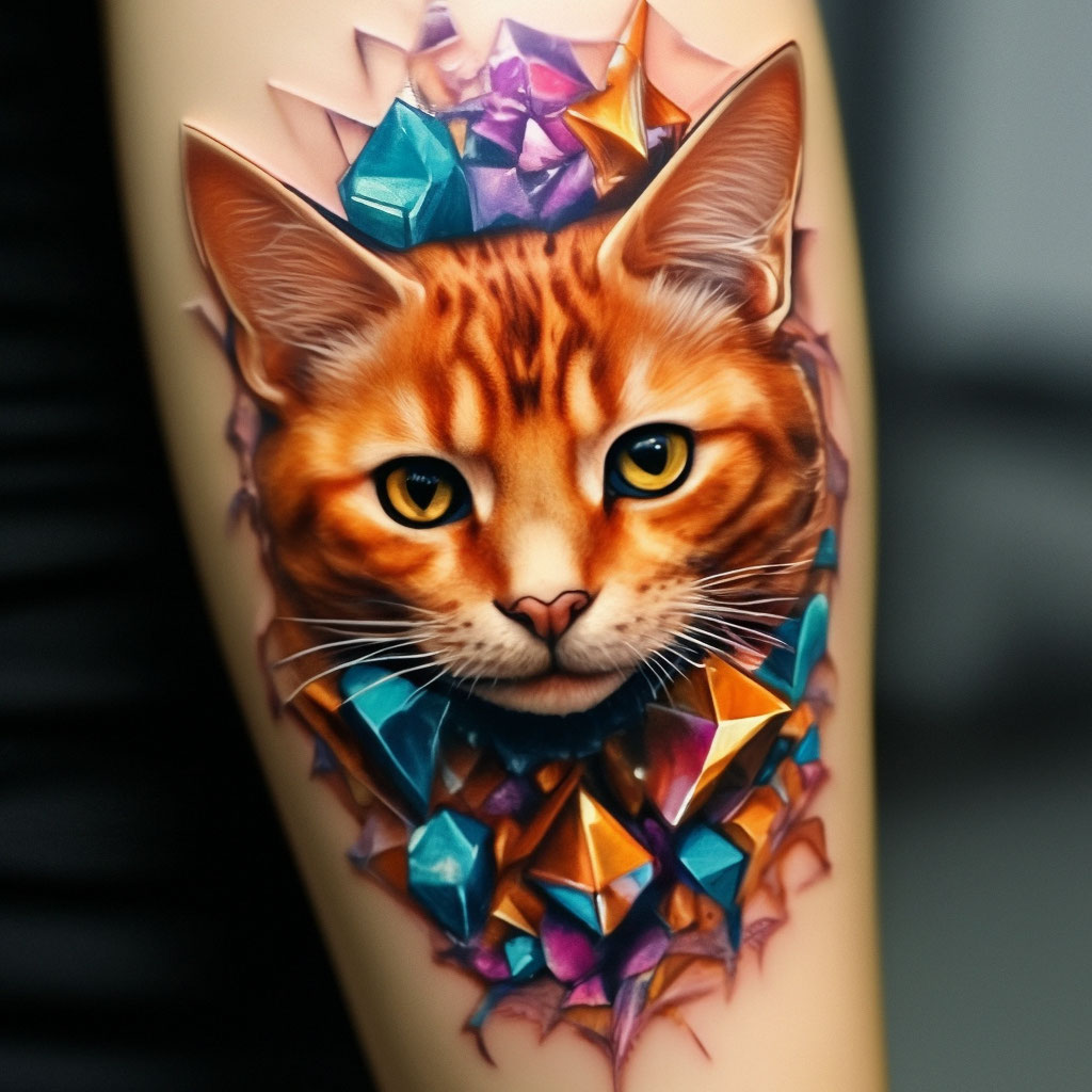 🐱Тату Кошка [Значение]🐱 для Женщин и Мужчин | TattooAssist