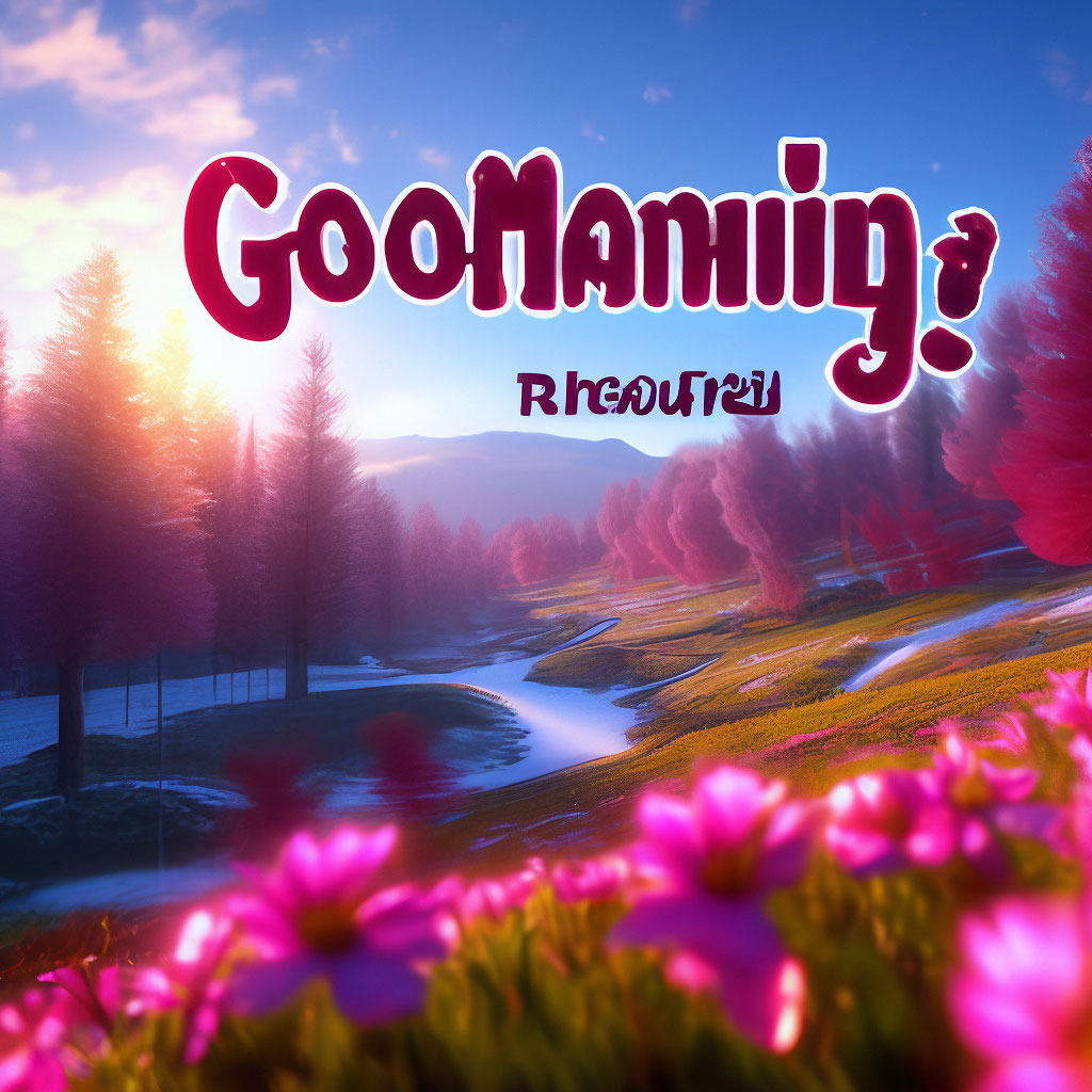 Text "Good Morning" Золотым Цветом …» — Создано В Шедевруме