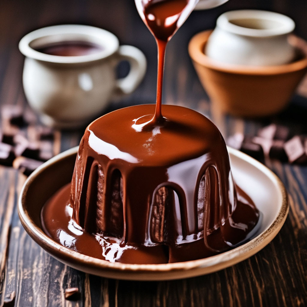 Шоколадный пудинг с темным шоколадом рецепт – Британская кухня: Выпечка и десерты. «Еда»
