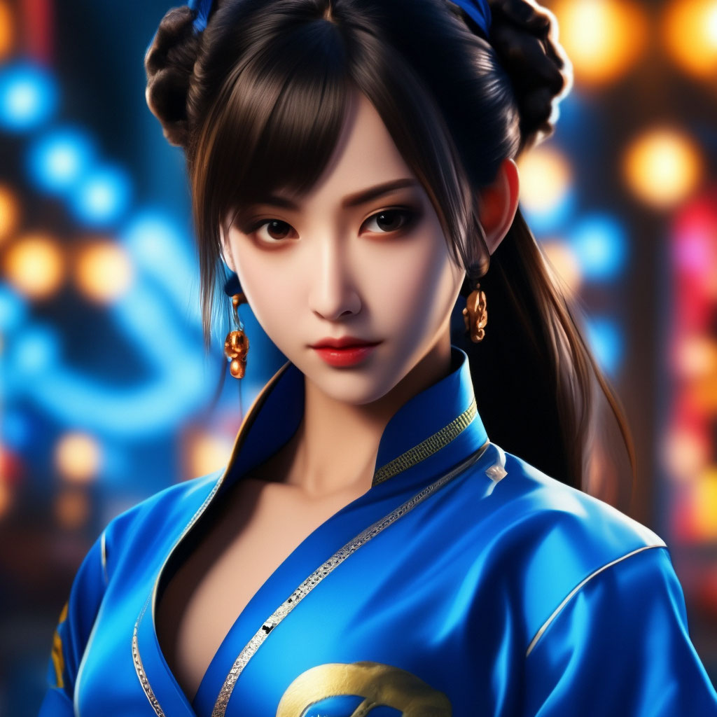 Chun-Li é uma personagem de - Girls of Comics Rainbow