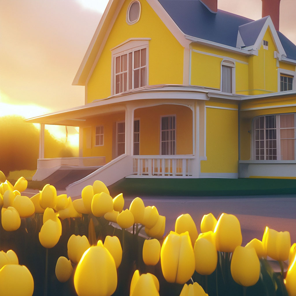 Дома желтого цвета (44 фото) - красивые картинки и HD фото