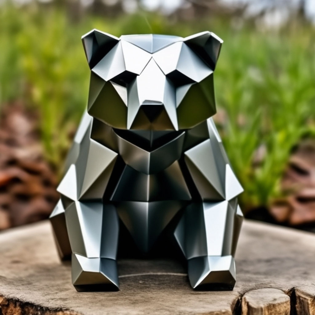 Мастер-класс «Медведь» в технике оригами