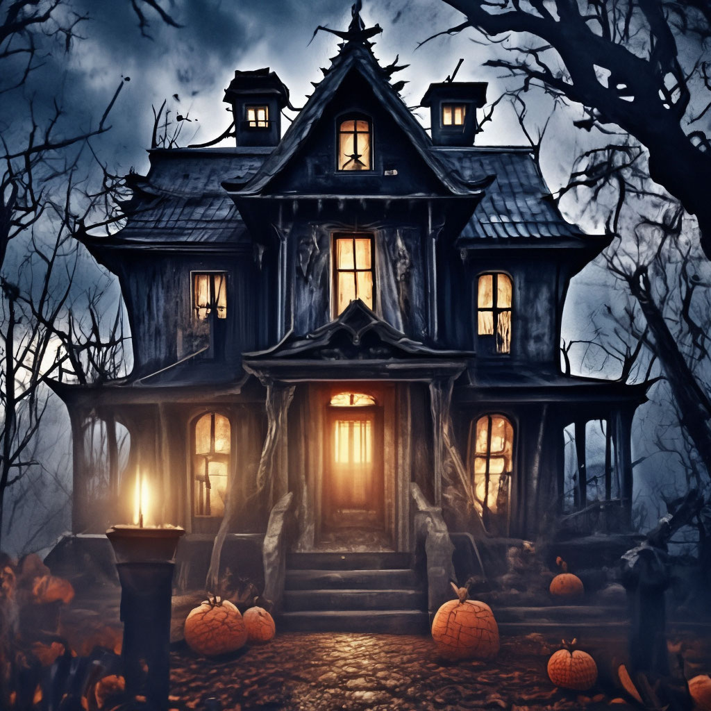 Дом хэллоуин страшно» — создано в Шедевруме