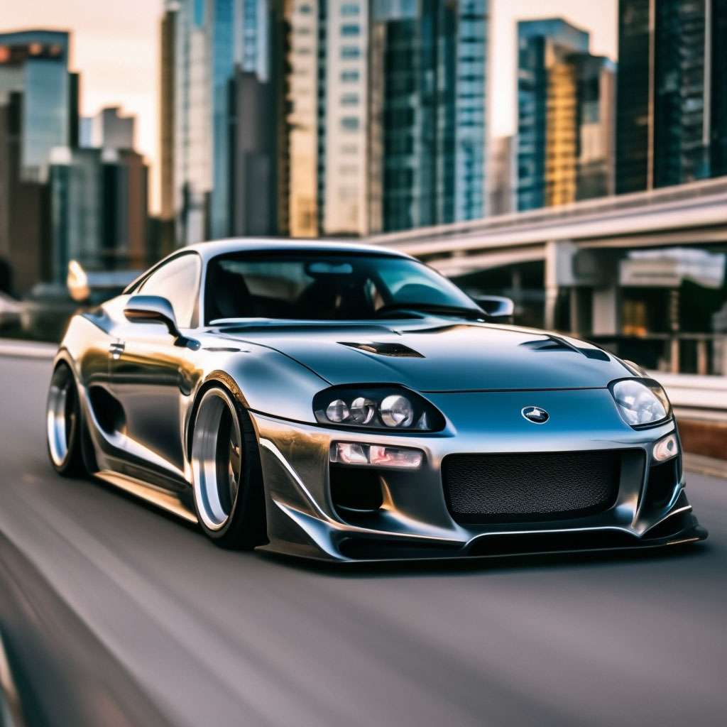 Toyota Supra a80 закаленный выхлоп