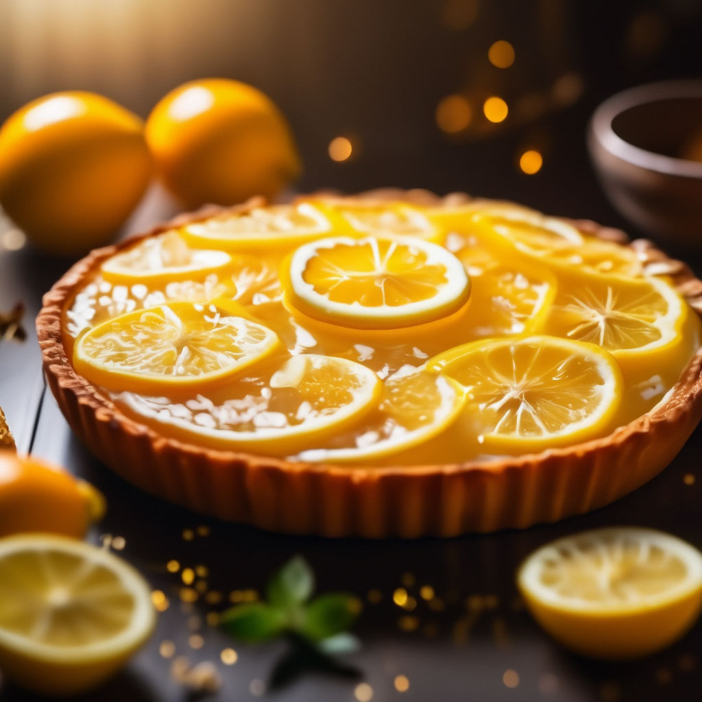Пирог с лимонно-апельсиновой начинкой