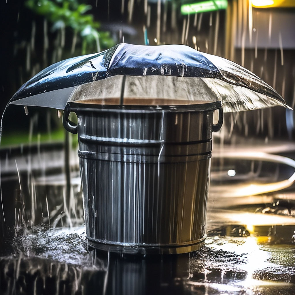 «Дождь льет как из ведра..» — создано в Шедевруме