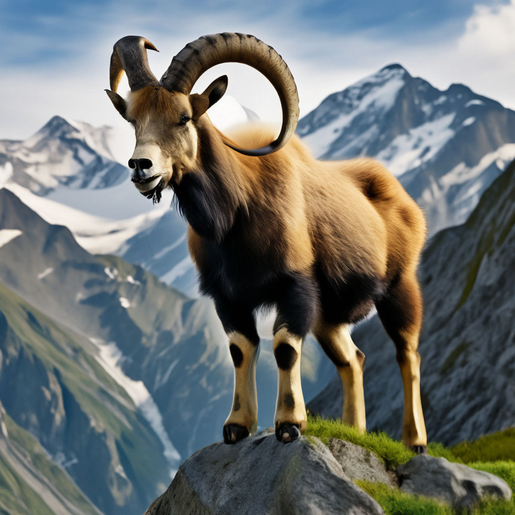 Приэльбрусье горный козел , кавказский…» — создано в Шедевруме