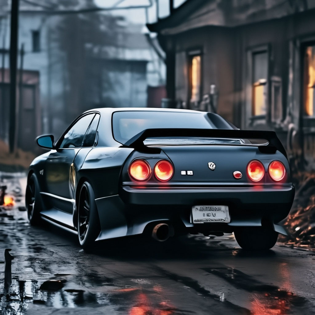 Nissan Skyline r33 Форсаж