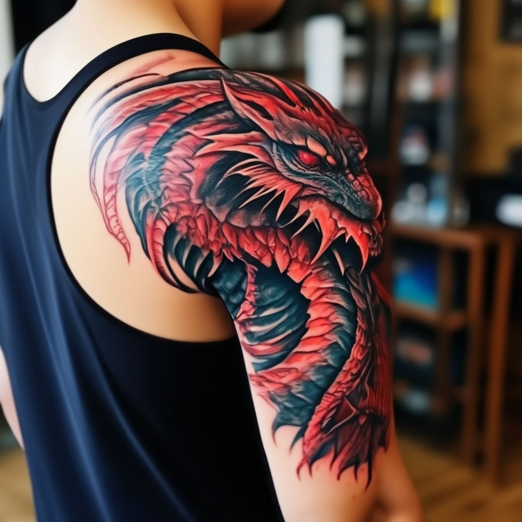 Значение татуировки дракон (55+ фото)