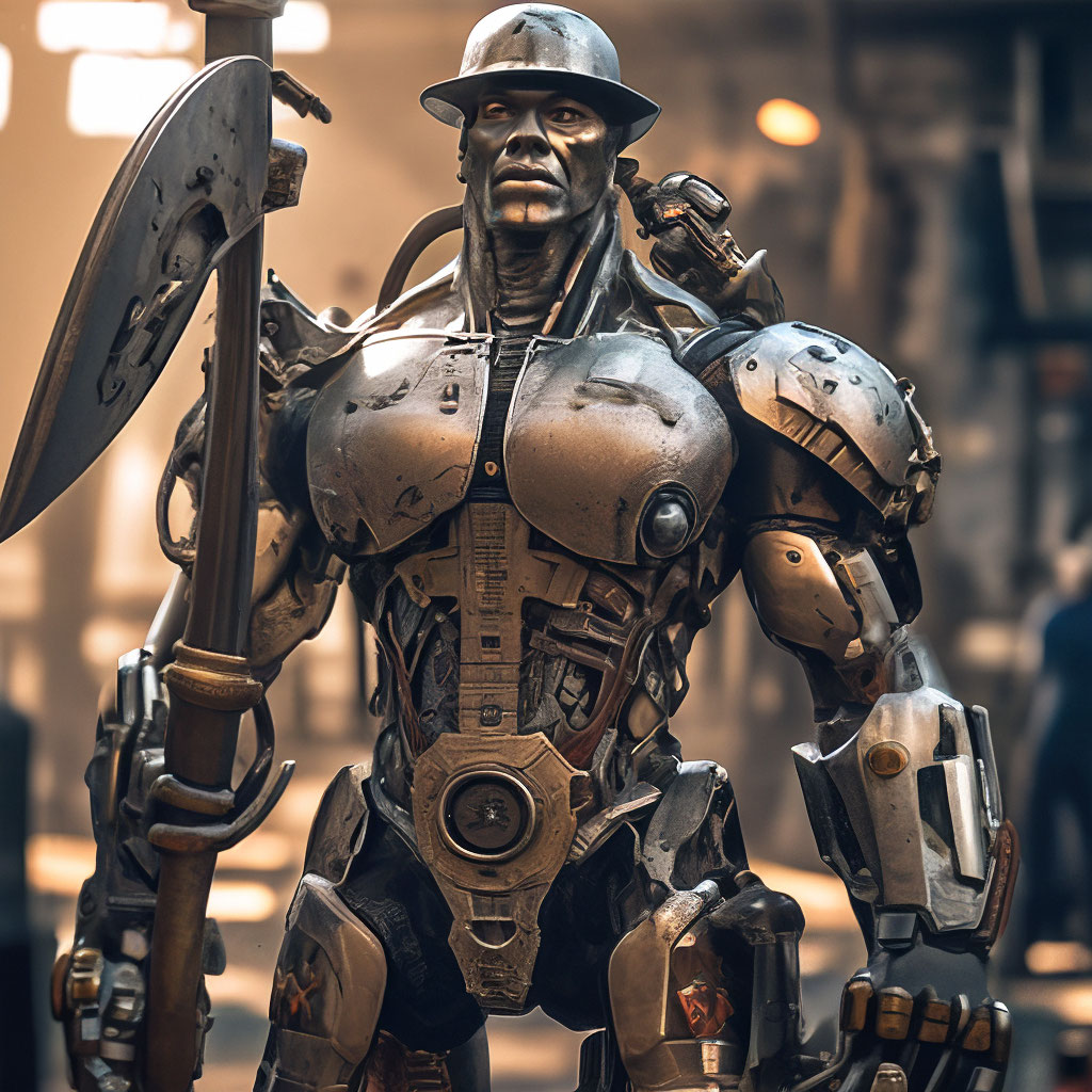 Брутальный Бионический Железный …» — Создано В Шедевруме