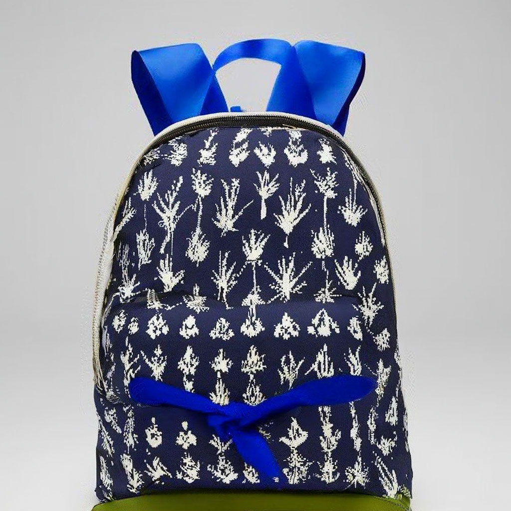 Новогодний рюкзак яндекс с голубой …» — создано в Шедевруме